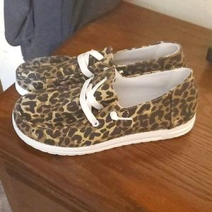 Boutique Slip-On Leopard Shoes